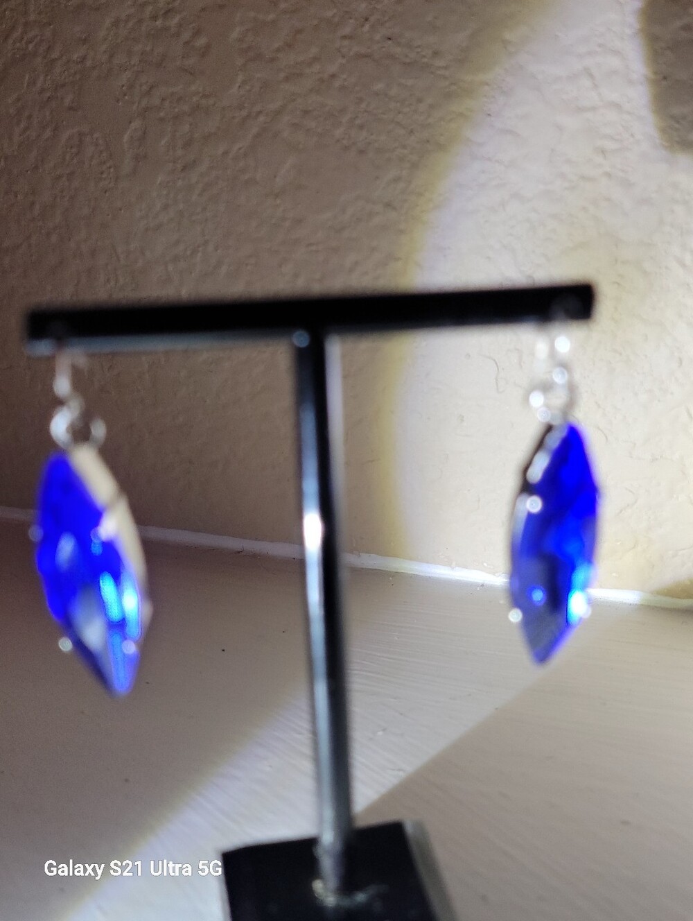 Paris Blue Navette Earrings  Oooh la la ✨ - Picture 7 of 8